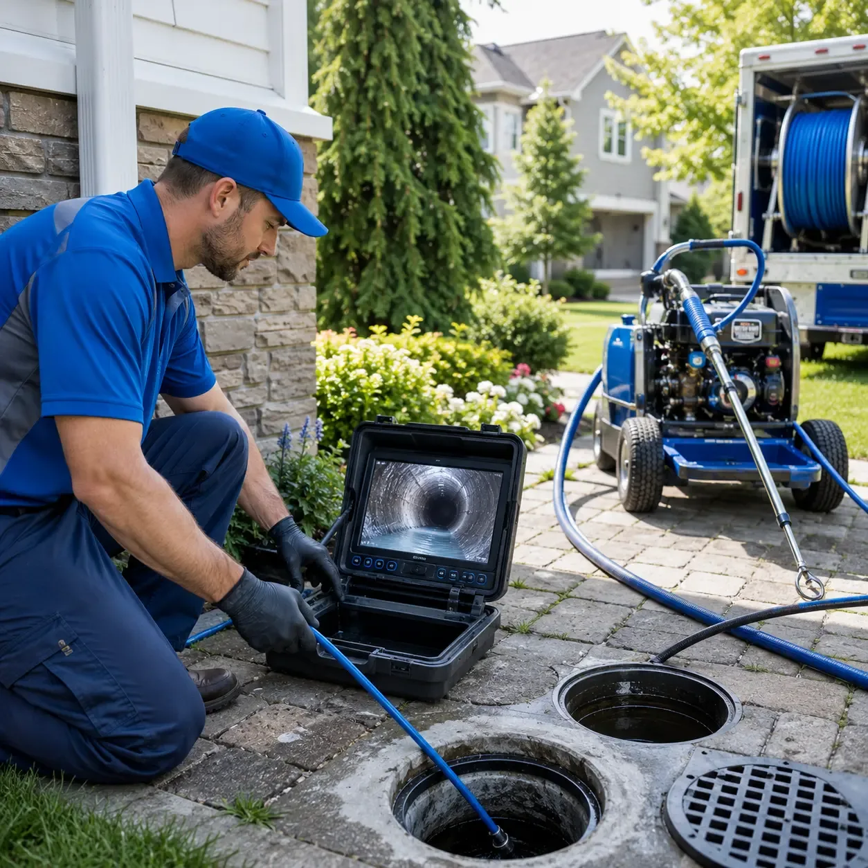 Outdoor drain cleaning professionals serving Sanford, NC